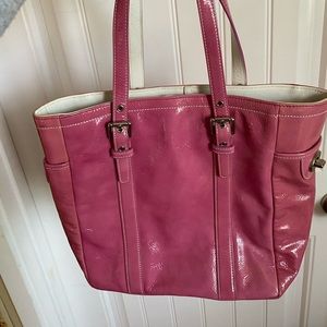 Coach pink shoulder bag